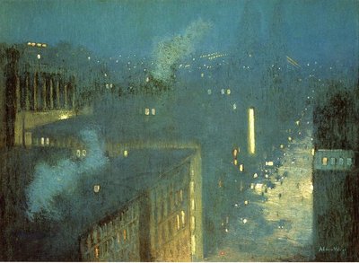 Nocturne: Queensboro Bridge von J. Alden Weir